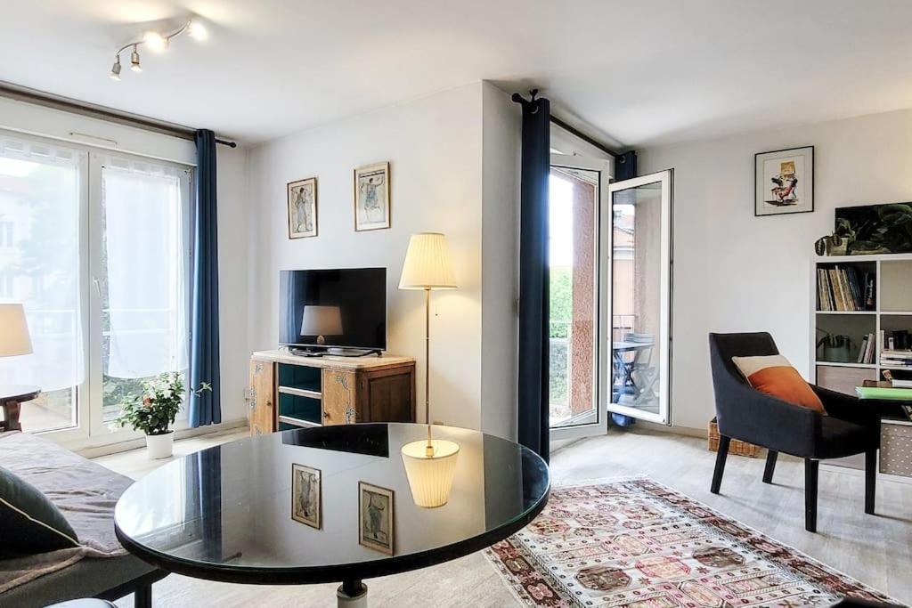 Ferienwohnung Le Paisible - Parking Privatif Et Balcon Nancy Exterior foto